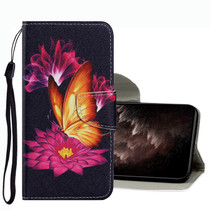 For Xiaomi Redmi Note 10 5G Coloured Drawing Pattern Leather Phone Case(Couple Butterfly)