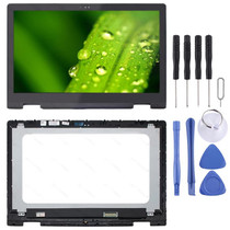 FHD 1920 x 1080 40 Pin P58F001 OEM LCD Screen for Dell Inspiron 15 5568 5578 Digitizer Full Assembly with FrameBlack)