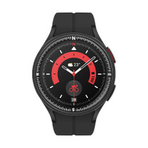 For Samsung Galaxy Watch 5 Pro Compass Scale Metal Watch Bezel(Black)