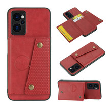 For Realme 10 5G Double Buckle Magnetic Phone Case(Red)