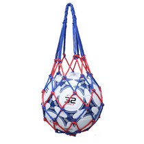 4 PCS Bold Solid Mesh Ball Storage Bag(Red Blue)