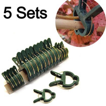 5 Sets Plastic Plant Garden Clip Set(Green)