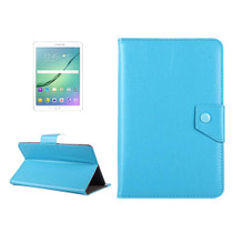 10 inch Tablets Leather Case Crazy Horse Texture Protective Case Shell with Holder for Asus ZenPad 10 Z300C, Huawei MediaPad M2 10.0-A01W, Cube IWORK10(Baby Blue)