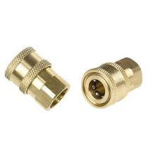 2 PCS High-Pressure Water Sprinklers Live Connection And Quick Plug-In Sockets For Threaded Connection Of Washing Machine Nozzles, Specification: Internal M14x1.5mm