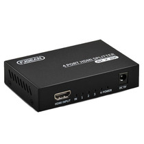 FJGEAR FJ-SM4K104 HD Audio/Video Splitter HDMI 1 In 4 Splitter(EU Plug)