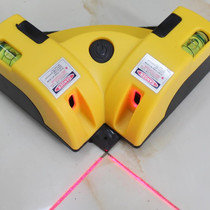 Right Angle 90 Degree Laser Level Cross Line Tiling Leveling Laser Beam Measurement Tool