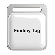 Findmy Tag Square Smart Bluetooth Anti- lost Alarm Locator Tracker(White)