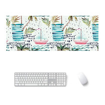 900x400x4mm Office Learning Rubber Mouse Pad Table Mat(14 Tropical Rainforest)