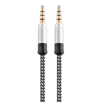 3.5mm Male To Male Car Stereo Gold-Plated Jack AUX Audio Cable For 3.5mm AUX Standard Digital Devices, Length: 1.5m(White)
