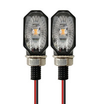 2pcs MK-099 LED Motorcycle Steering Light Signal Lamp(Small Elliptical)