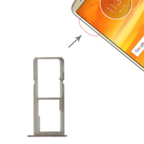 SIM Card Tray + SIM Card Tray + Micro SD Card Tray for Motorola Moto E5 Plus(Gold)