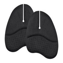 Flip-flop Foot Pads Sandals Invisible Non-slip Shock-absorbing Foot Pads, Color: Black