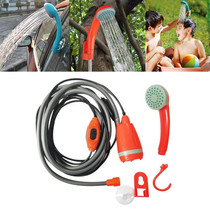 12V Portable Outdoor Universal Car Electric Shower Sprinkler Washer (Orange)