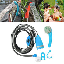 12V Portable Outdoor Universal Car Electric Shower Sprinkler Washer (Blue)