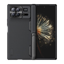 For Xiaomi Mix Fold 3 NILLKIN Frosted Fold PC + TPU Phone Case with Holder(Black)