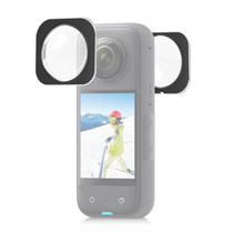 For Insta360 X3 PULUZ Lens Guard Optical Glass Protective Cover (Black)