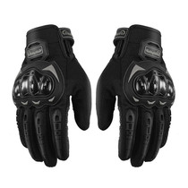 Riding Tribe MCS-17 Motorcycle Gloves Touch Screen Outdoor Riding Gloves, Size: M(Black)