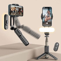 Removable Fill Light Phone Handheld Stabilizer with APP(Q09 Black)