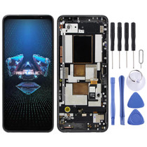 Original AMOLED LCD Screen for Asus ROG Phone 5 ZS673KS 1B048IN I005DB I005DA Digitizer Full Assembly with FrameBlack)