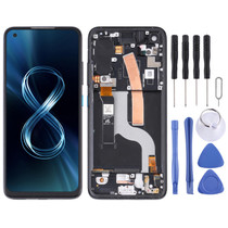 Original AMOLED LCD Screen for Asus Zenfone 8 ZS590KS Digitizer Full Assembly with FrameBlack)