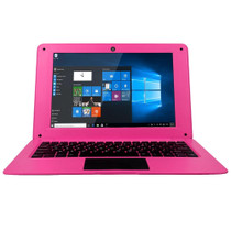 3350 10.1 inch Laptop, 3GB+32GB, Windows 10 OS, Intel Celeron N3350 Dual Core CPU 1.1Ghz-2.4Ghz , Support & Bluetooth & WiFi & HDMI, EU Plug(Pink)