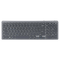 B035 2.4G Wireless Keyboard Scissor Foot Construction Silent Office Laptop External Keyboard, Color: Double-mold Bluetooth Gray