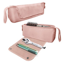 Hair Straightener and Curling Iron Hair Tool Storage Bag For Dyson(Pink)