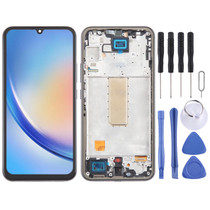 For Samsung Galaxy A34  SM-A346B Incell LCD Screen Digitizer Full Assembly with Frame (Black)