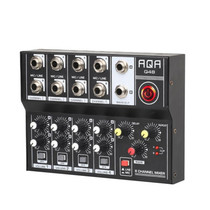 AQA 8-channel Mixer Microphone Effector (Black)