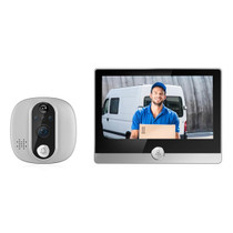 ESCAM C85 1080P 4.3 inch Smart WIFI Digital Door Viewer Supports Wide-Angle PIR & Night Vision & Dingdong Photo(White)