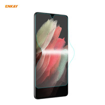 For Samsung Galaxy S21 Ultra 5G ENKAY Hat-Prince 0.1mm 3D Full Screen Protector Explosion-proof Hydrogel Film