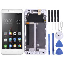OEM LCD Screen for Lenovo Vibe C A2020 A2020a40 Digitizer Full Assembly with Frame (White)