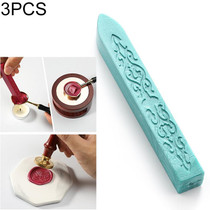 3 PCS Seal Dedicated Beeswax Stick  Paint Stamp Handmade DIY Tool Sealing Strips(Mint green)