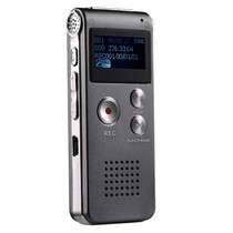 SK-012 32GB USB Dictaphone Digital Audio Voice Recorder with WAV MP3 Player VAR Function(Grey)