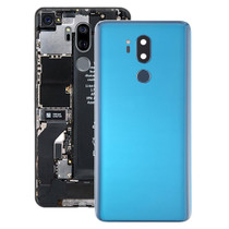 Battery Back Cover with Camera Lens & Fingerprint Sensor for LG G7 ThinQ / G710 / G710EM / G710PM / G710VMP(Blue)