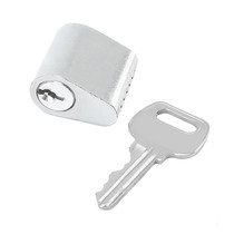 Fire Door Lock Cylinder Door Latch Fittings With Key, Model: Aluminum Core Interlocking+1 Key