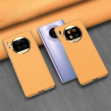For Huawei Mate 30 5G GKK Electroplating Leather Surface Phone Case(Yellow) For Huawei Mate 30 5G GKK Electroplating Leather Surface Phone Case(Yellow)