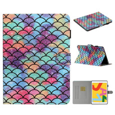 Colored Drawing Pattern Horizontal Flip PU Leather Case with Holder & Card Slot & Sleep / Wake-up Function For iPad Pro 10.2 2021 / 2020 / 2019 / 10.5 (2019)(Diamond)