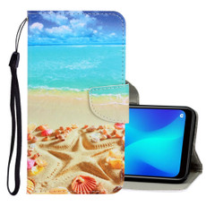 For OPPO Realme C11 3D Colored Drawing Horizontal Flip PU Leather Case with Holder & Card Slots & Wallet(Pentagram)