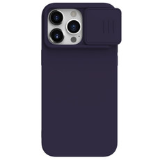 For iPhone 15 Pro NILLKIN CamShield Liquid Silicone Phone Case(Deep Purple) For iPhone 15 Pro NILLKIN CamShield Liquid Silicone Phone Case(Deep Purple)