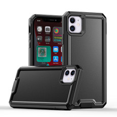 For iPhone 11 Armour Two-color TPU + PC Phone Case(Black) For iPhone 11 Armour Two-color TPU + PC Phone Case(Black)