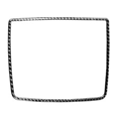 Car Carbon Fiber Screen Base Decorative Sticker for Volvo XC90 2003-2014, Left and Right Drive Universal