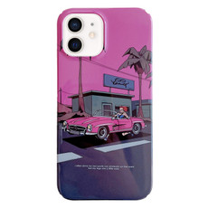 For iPhone 11 Painted Pattern PC Phone Case(Sweet Cool Girl)