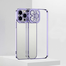 For iPhone 13 Pro Electroplating TPU Phone Case (Purple)