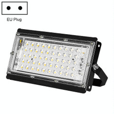 LED Plant Light Full Spectroscopy Waterproof Growth Lamp Seedlings Vegetable Filling Lamp, Power: EU Plug 50 Beads 50W(Pink Light)