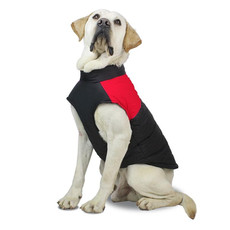Pet Dog Cotton Vest Ski Suit, Size: 4XL, Chest: 63cm, Back Length: 55cm(Red)