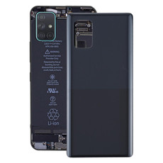 For Samsung Galaxy A71 5G SM-A716 Battery Back Cover (Black)