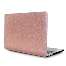 PC Laptop Protective Case For MacBook Pro 15 A1707/A1990 (2016) (Plane)(Flash Rose Gold)