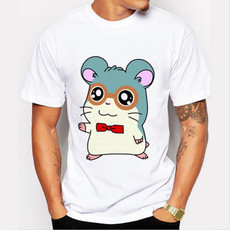 Short-sleeved Printing Pattern T-shirt for Men, Size:XL (405)