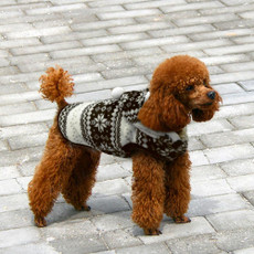 Pet Dog Christmas Costume Pet Snow Warm Coat, Size:XS(Black)